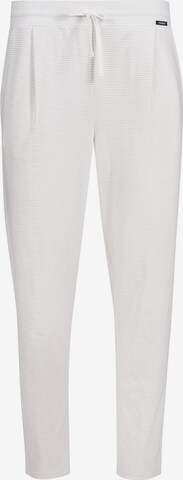 Effilé Pantalon de pyjama Skiny en gris : devant