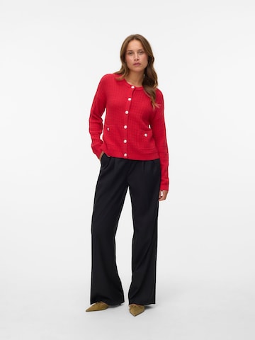 VERO MODA Cardigan 'VMHARPER' i rød