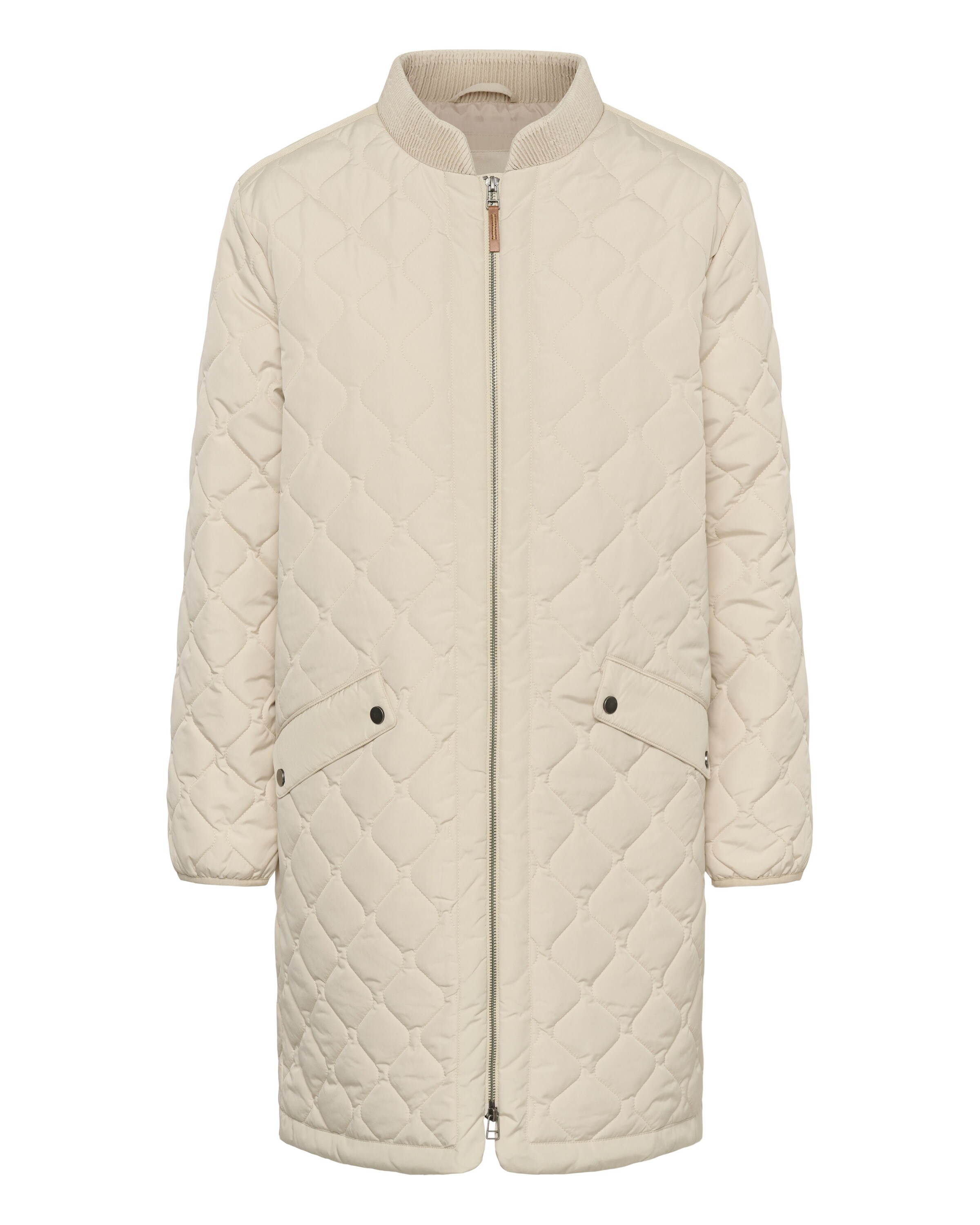 Manteau mi-saison 'ArwenCR' Cream en beige : devant