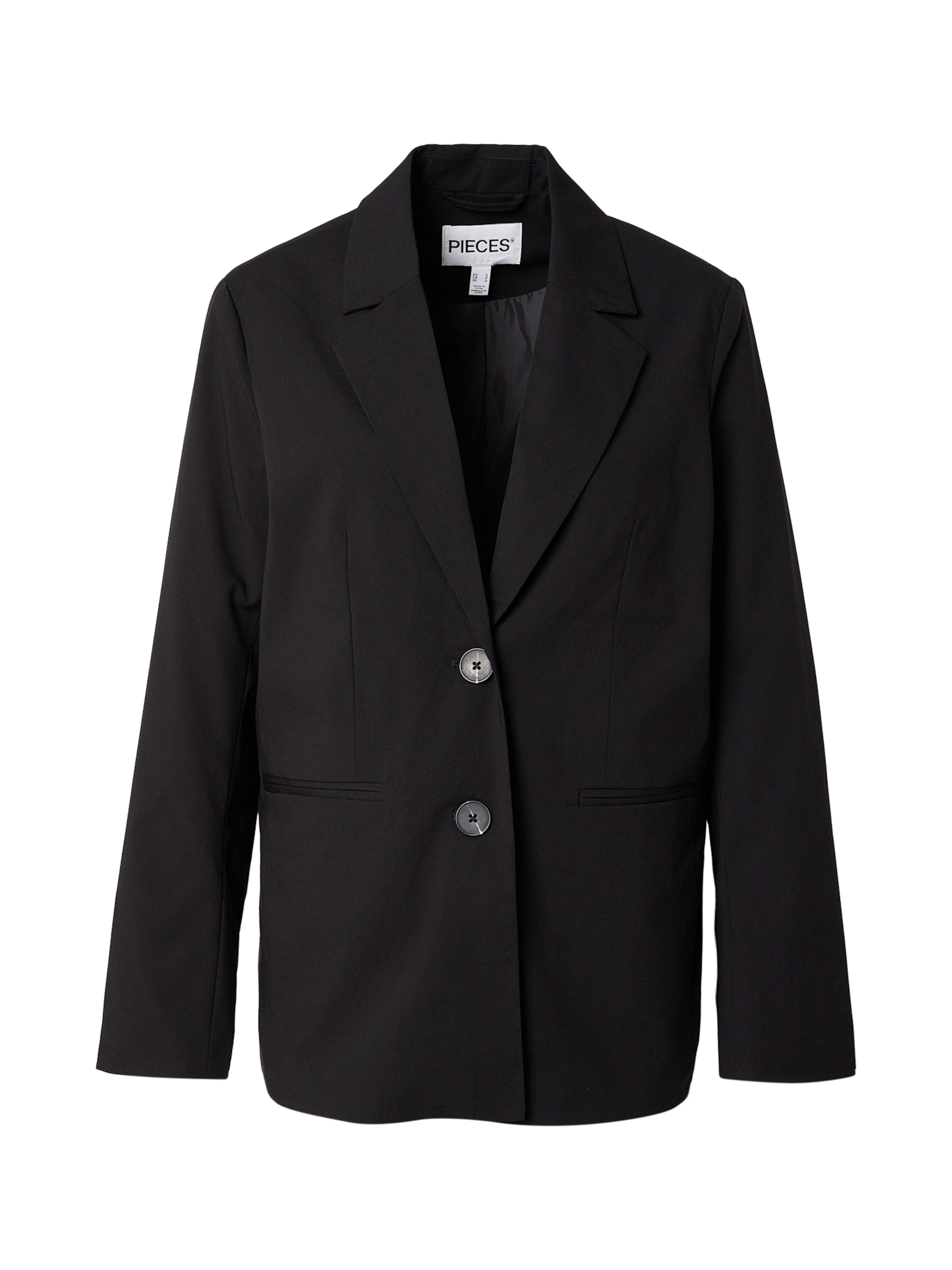 PIECES Блейзер 'PCROSA' в Черный: спереди