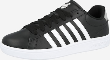 Baskets basses 'COURT TIEBREAK II' K-SWISS en noir : devant