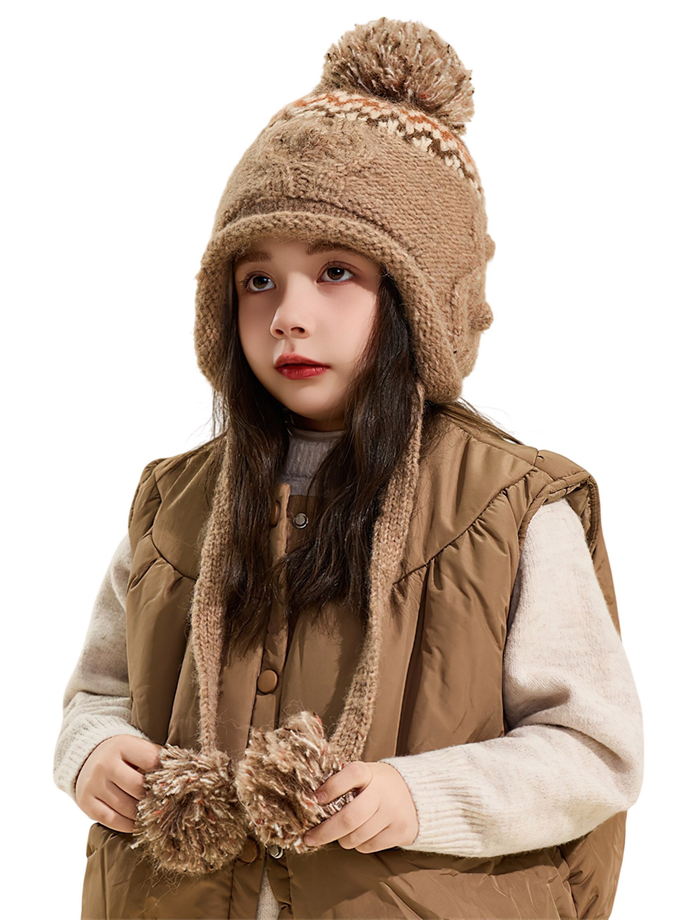 Magicshe Beanie in Brown: front