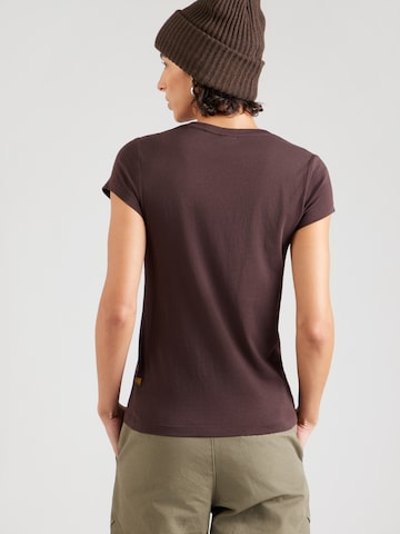 G-STAR Tričko 'Eyben 2.0' – hnědá