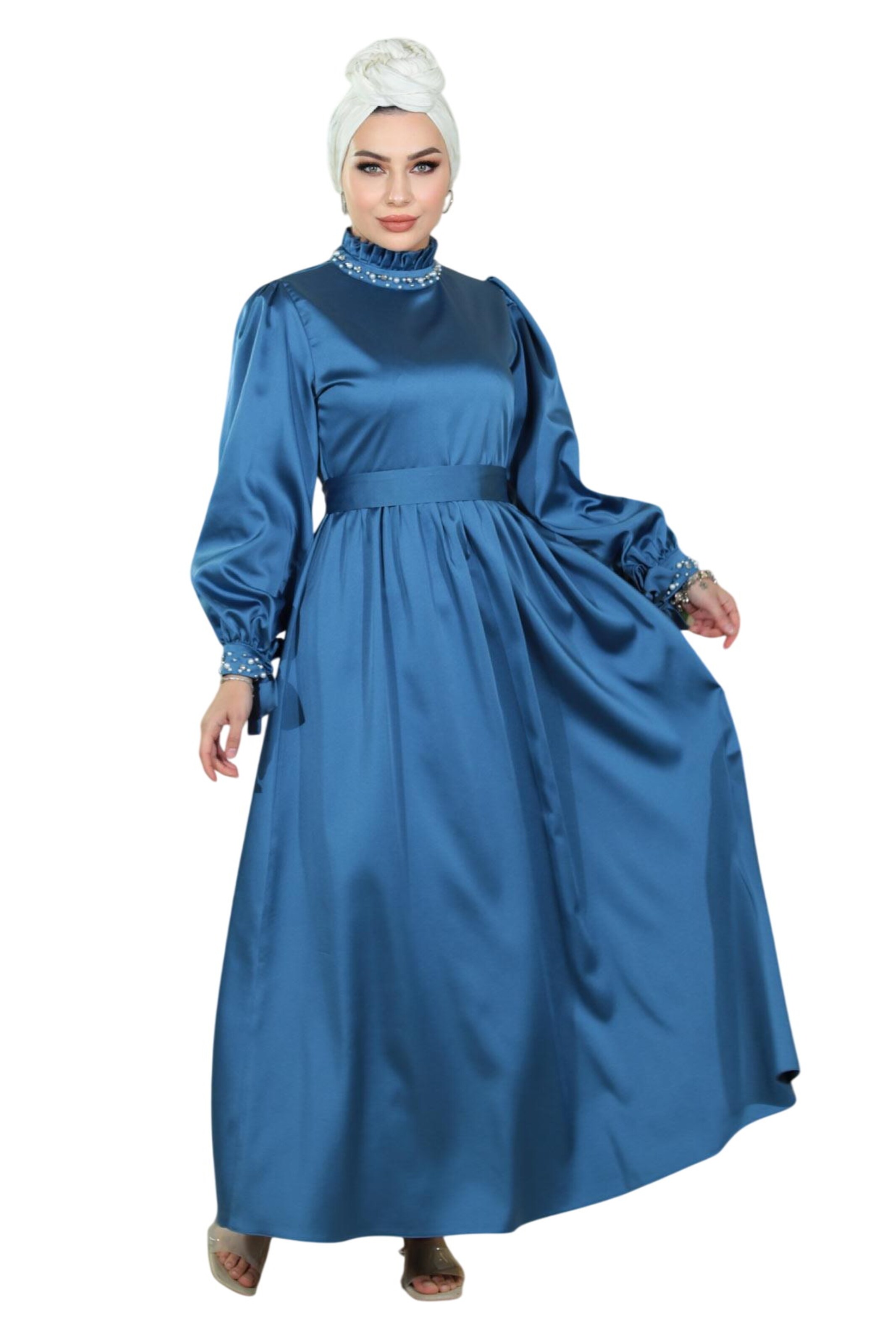 MODAMIHRAM Evening Dress in Blue