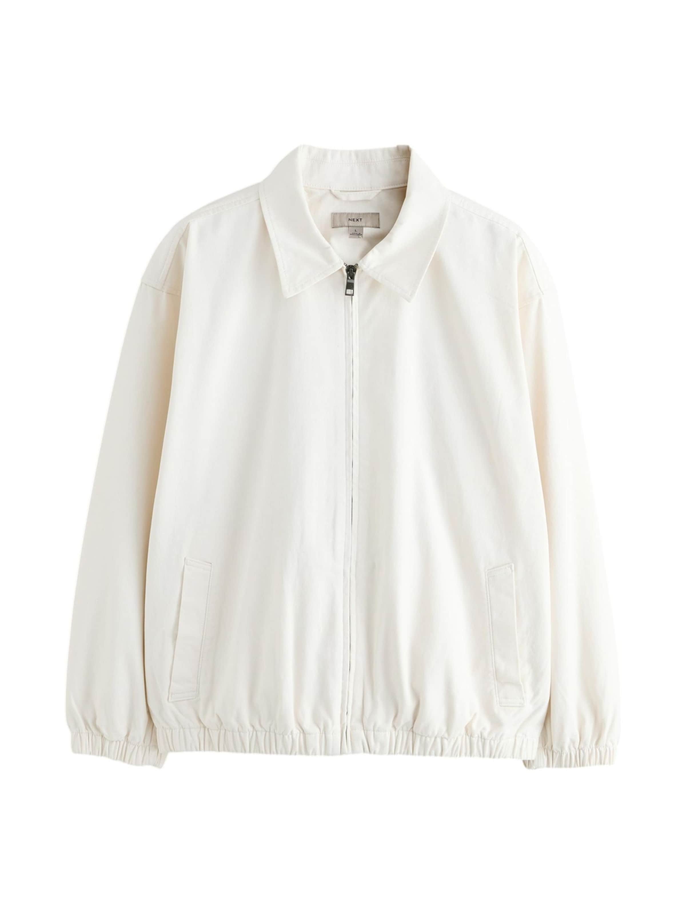 Next Veste mi-saison 'Harrington' en ivoire, Vue avec produit