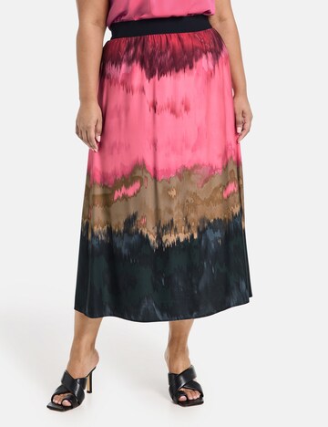 SAMOON Skirt in Pink: front