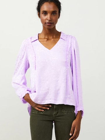 Odd Molly Blouse ' Marley ' in Lila: voorkant