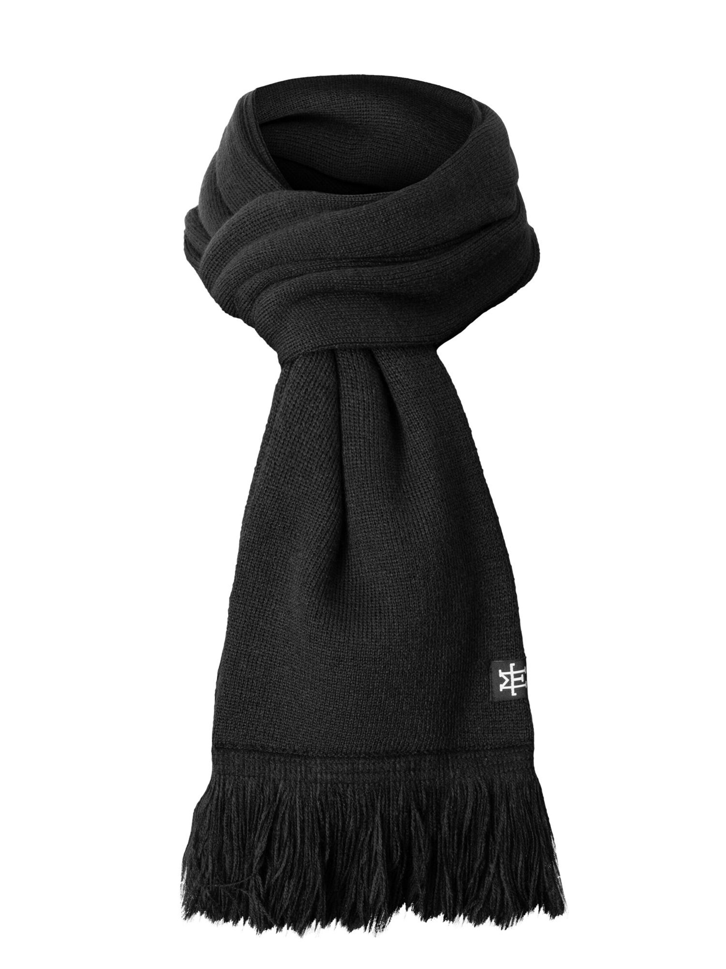 Manufaktur13 Scarf 'Fringe' in Black