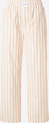 Calvin Klein Underwear Pyjamahose in Beige: predná strana