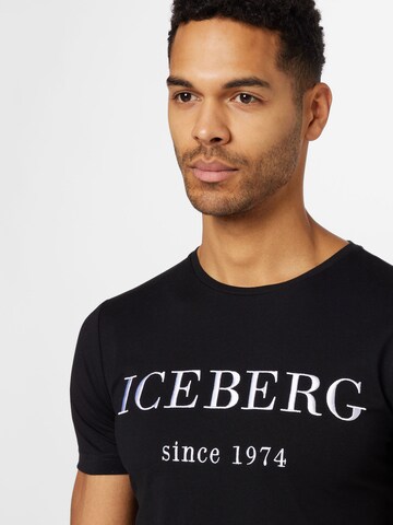 ICEBERG T-shirt i svart