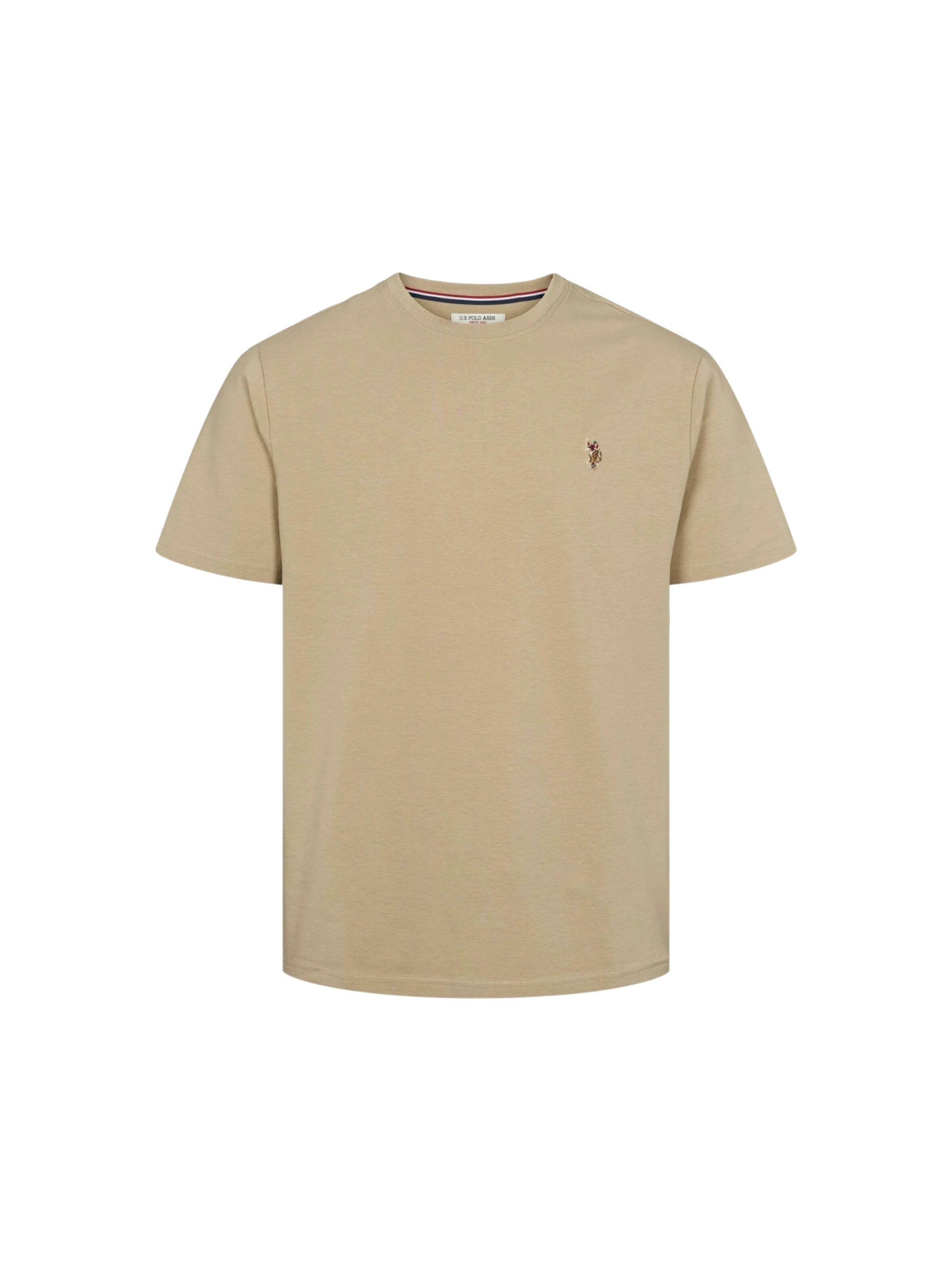 U.S. POLO ASSN. Regular Fit T-shirt ' Nord ' in Beige: Vorderseite
