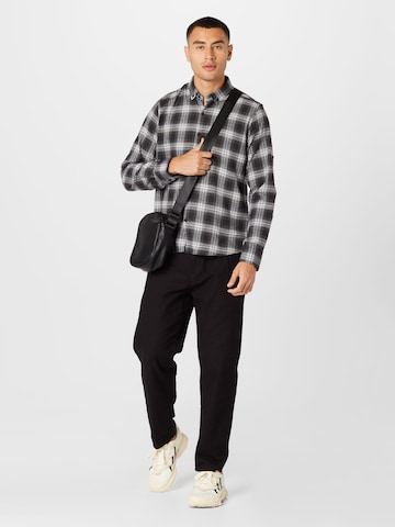 Trendyol Regular fit Button Up Shirt in Grey