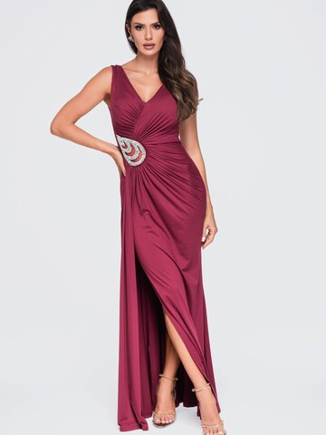 Ombre Abendkleid‌‌ in Rot
