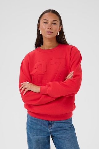 Kaffe Sweatshirt 'KAlea' in Red: front