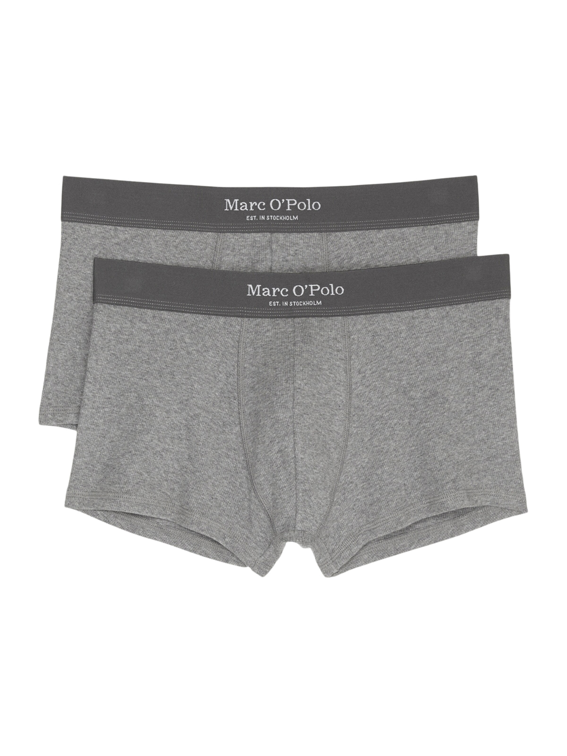 Marc O'Polo Trunk ' Iconic Rib ' in Grau: Vorderseite