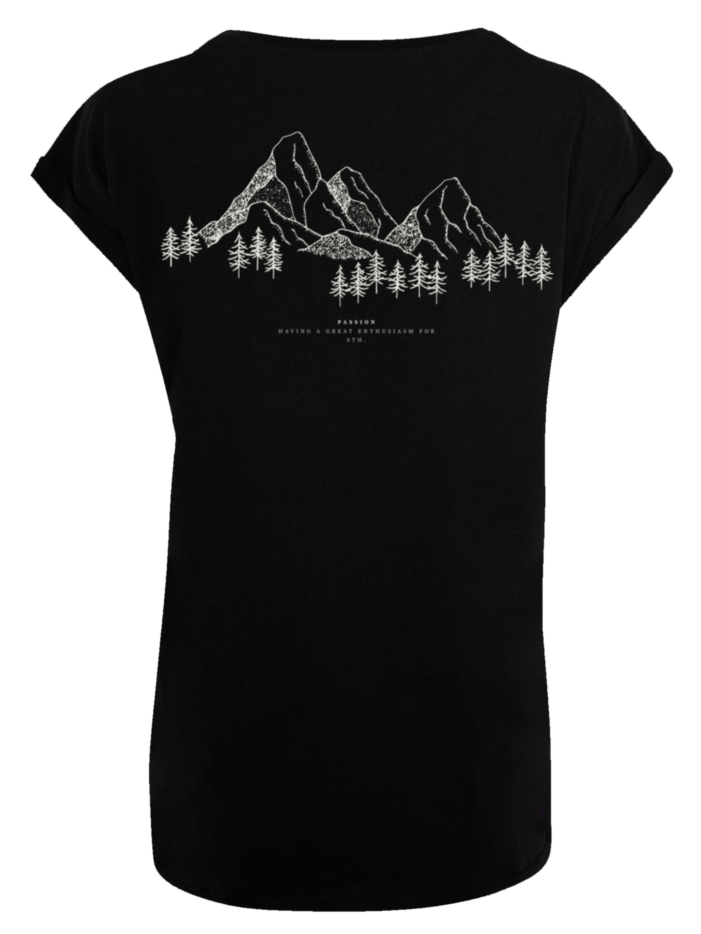 F4NT4STIC T-Shirt 'Mountain' in Schwarz
