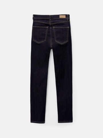 Pull&Bear Skinny Fit Дънки в синьо