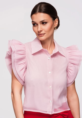 Ombre Blouse in Pink