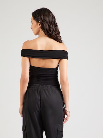 ABOUT YOU - Camisa body 'Frieda' em preto