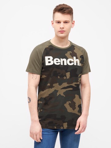 BENCH T-Shirt  'Besom' in Grün: predná strana