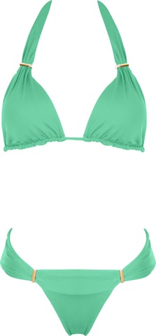 SEA ME SWIM Bikini 'CANCUN' in Green: front
