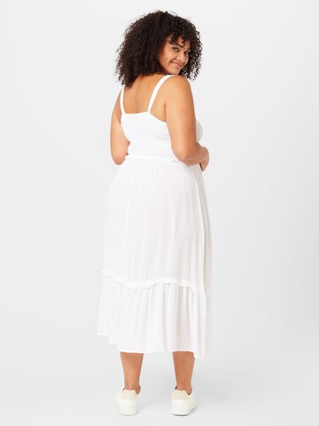 Zizzi Φόρεμα 'WISMA' σε λευκό