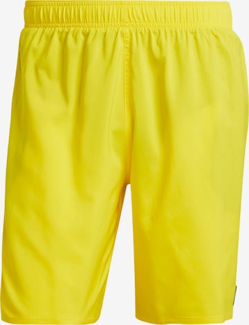 ADIDAS SPORTSWEAR Athletic Swim Trunks 'Solid CLX' in Yellow: front