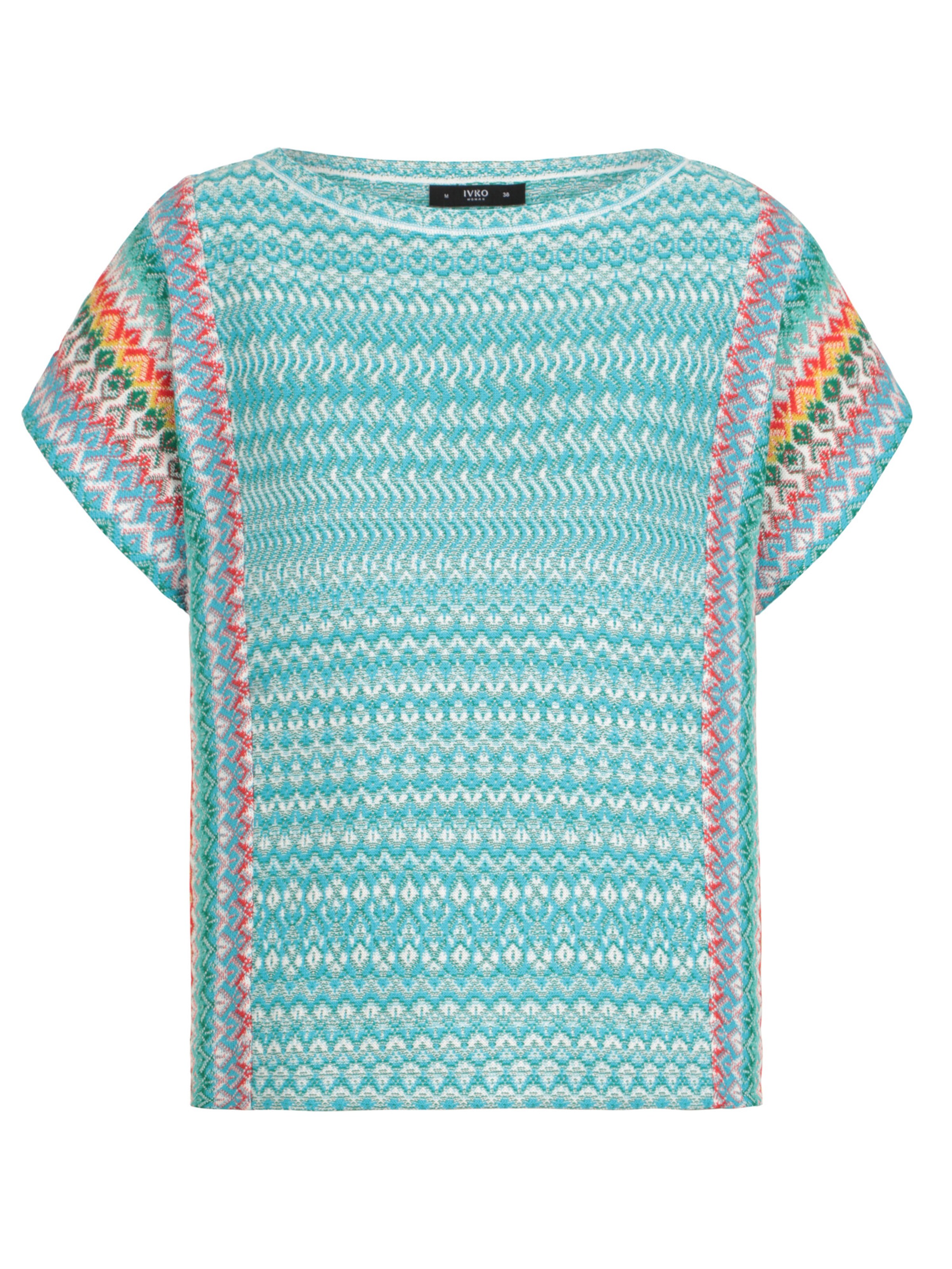 IVKO Pullover 'Retro' in Blau: Vorderseite
