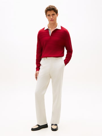 bēšs TOMMY HILFIGER Standarta Buktētas bikses