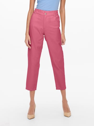 JDY Normální Kalhoty 'ZIZZY' – pink: přední strana