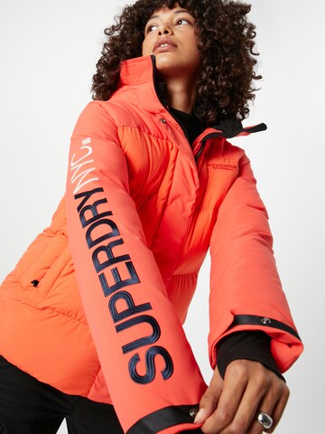 Superdry Winterparka in Rood