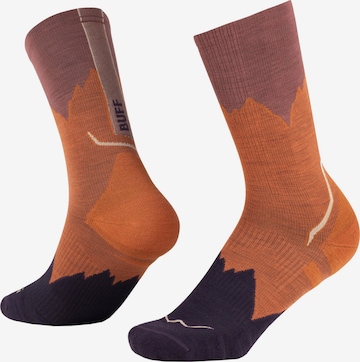 BUFF Socken 'BUFF Merino Lightweight Crew Socks' in Braun: Vorderseite