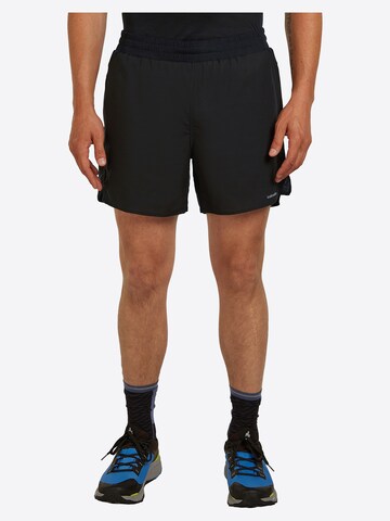 ICEBREAKER - Regular Calças 'Merino 125 light weight ZoneKnit Speed 6 Shorts' em preto
