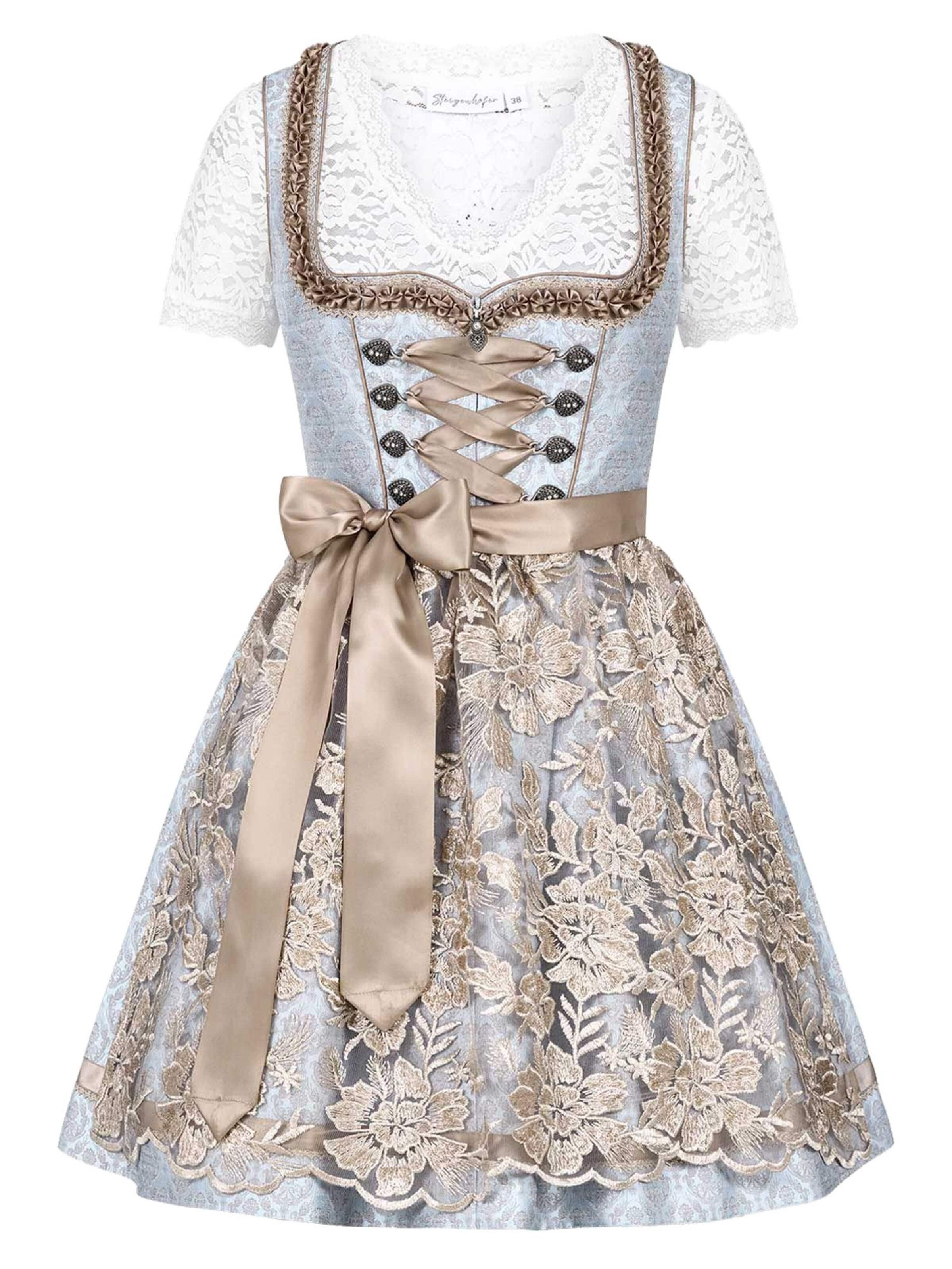 Steigenhöfer Dirndl 'Vicky'‌‌‌‌‌‌ in Blau: Vorderseite