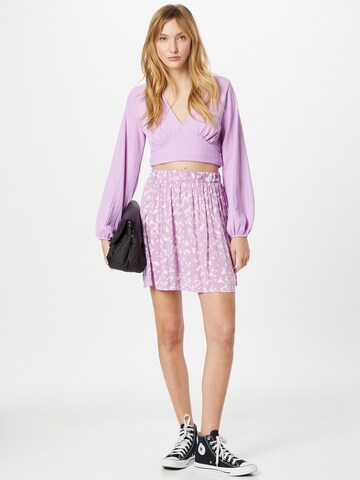 ICHI Skirt in Purple