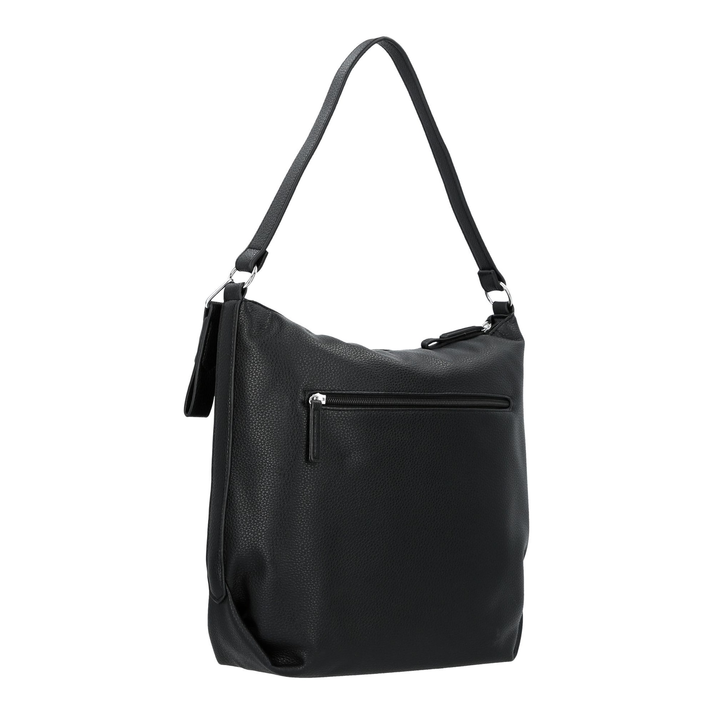 TOM TAILOR - Mala de ombro 'Olive' em preto