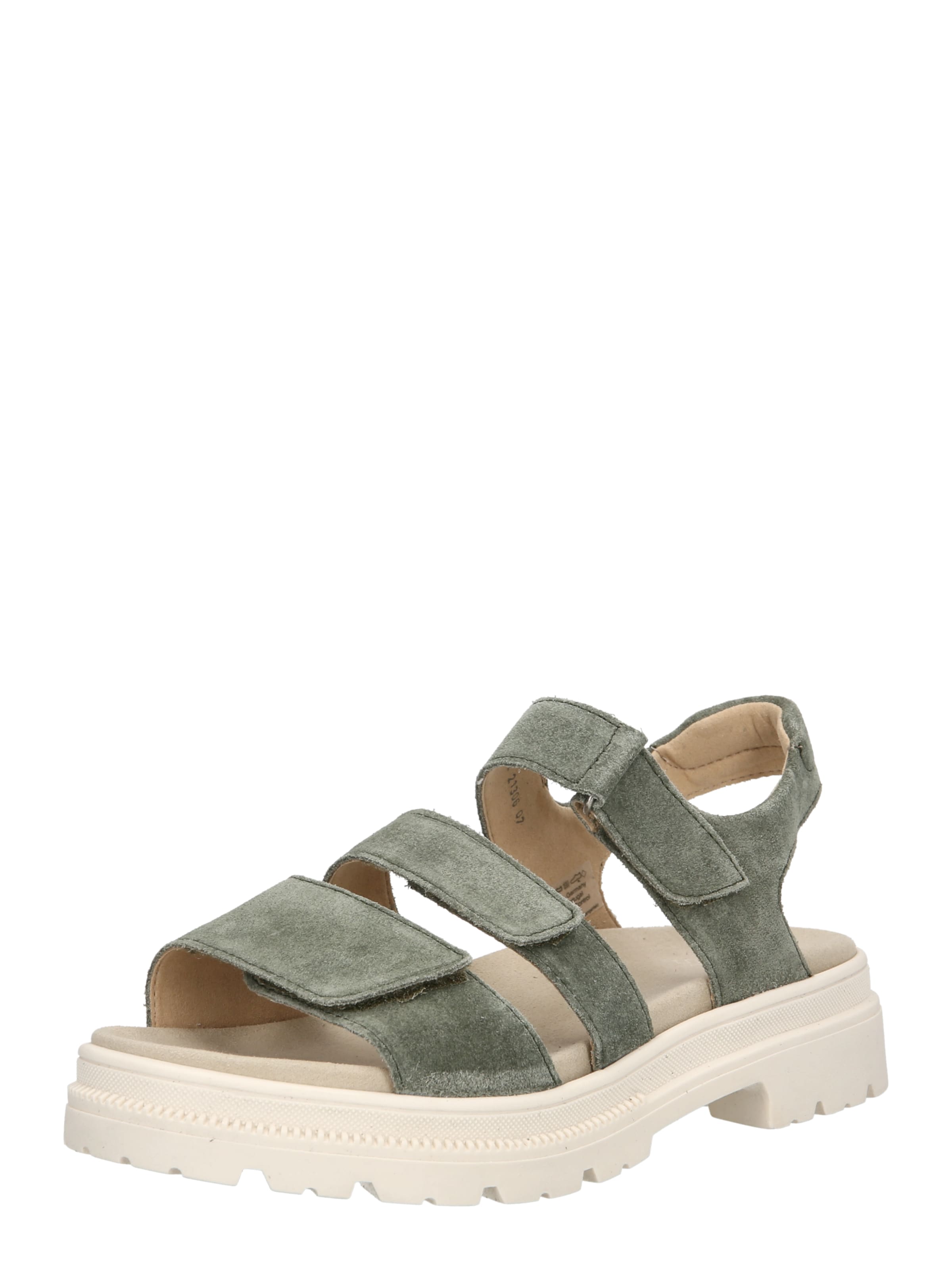 Sandales à lanières ARA en vert : devant