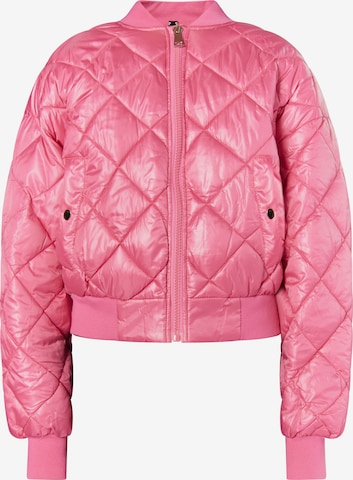 myMo ROCKS Between-Season Jacket in Pink: front