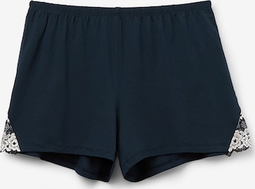 INTIMISSIMI Pajama Pants 'Pretty Flowers' in Blue: front