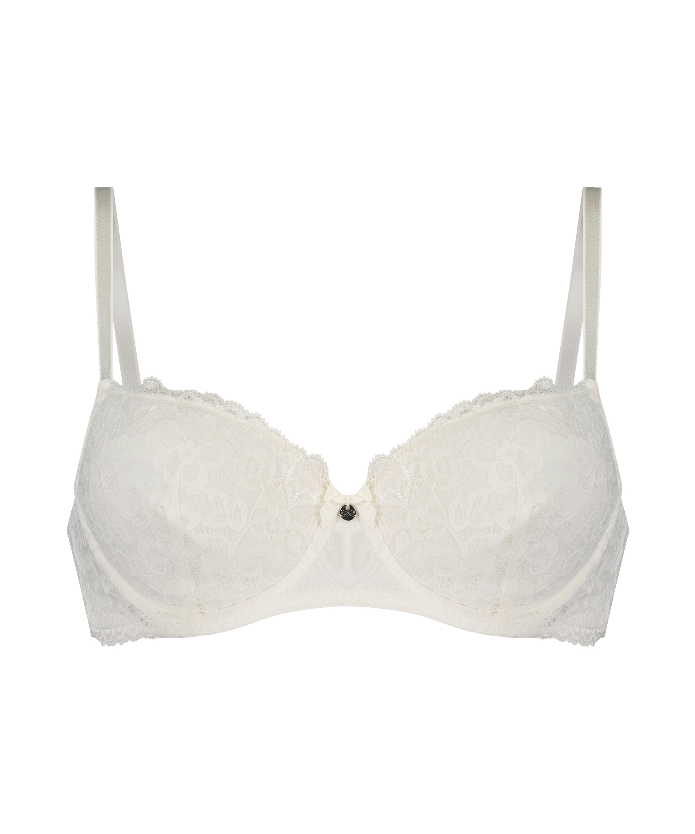 Hunkemöller Balkonetové Podprsenka 'Marine' - Biela: predná strana