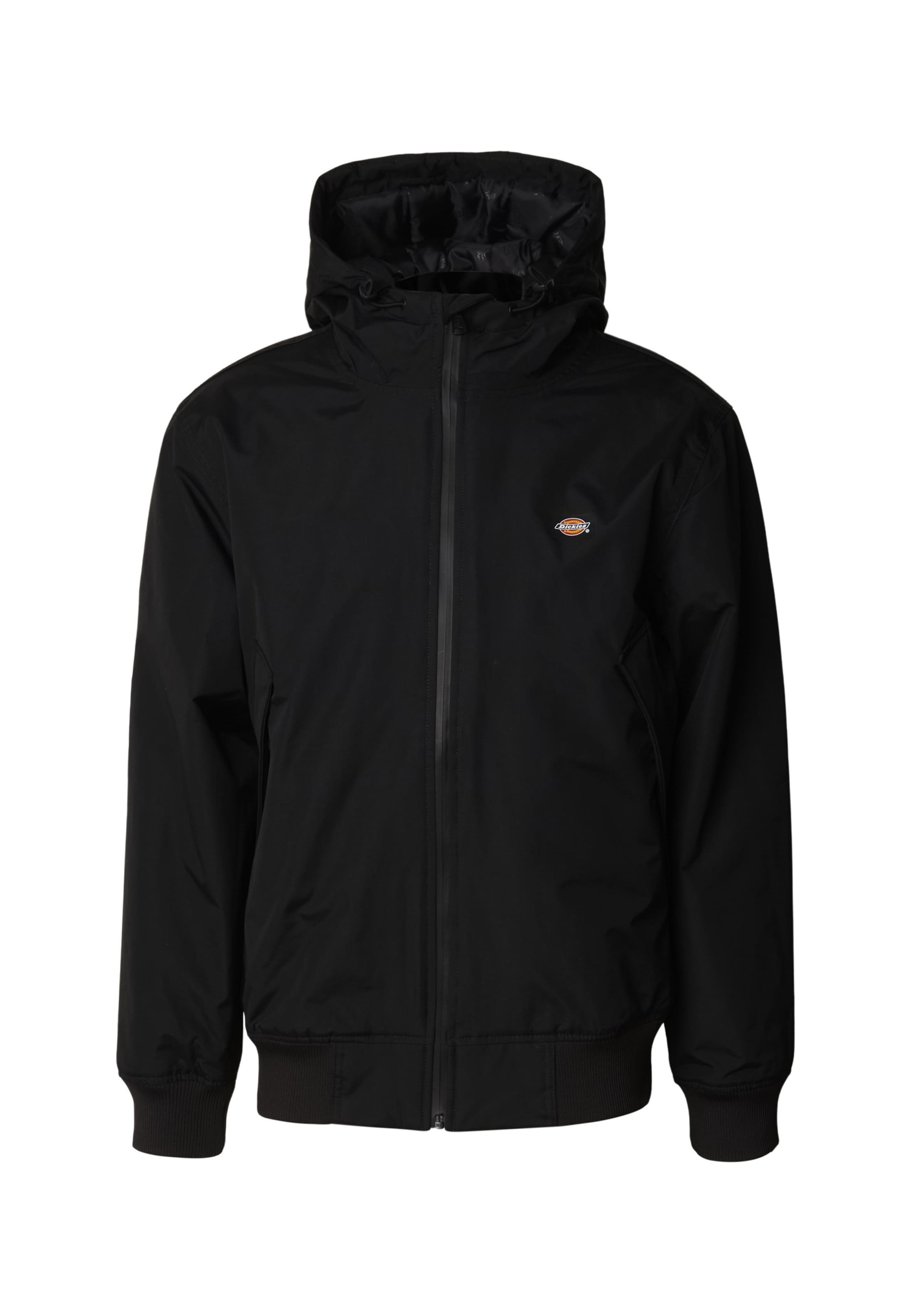 DICKIES Přechodná bunda 'New Sarpy' – černá: přední strana