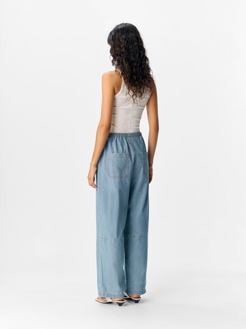 OBJECT Wide leg Jeans 'OBJRALY' in Blue