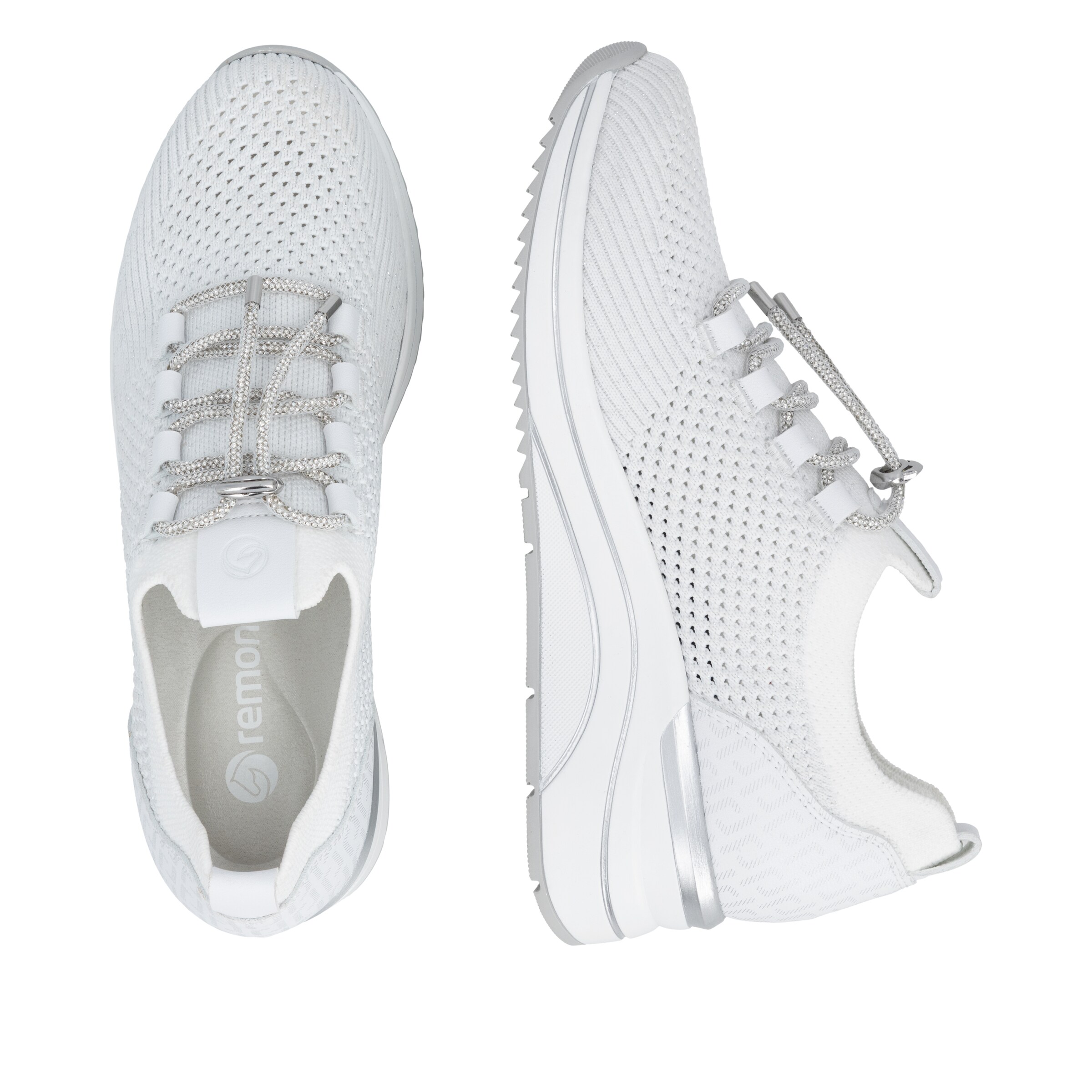 Baskets basses REMONTE en blanc