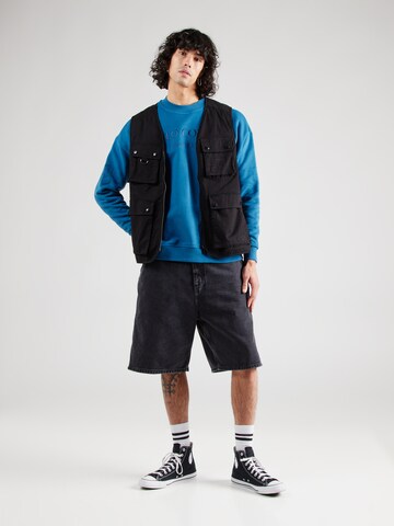 Sweat-shirt Carlo Colucci en bleu