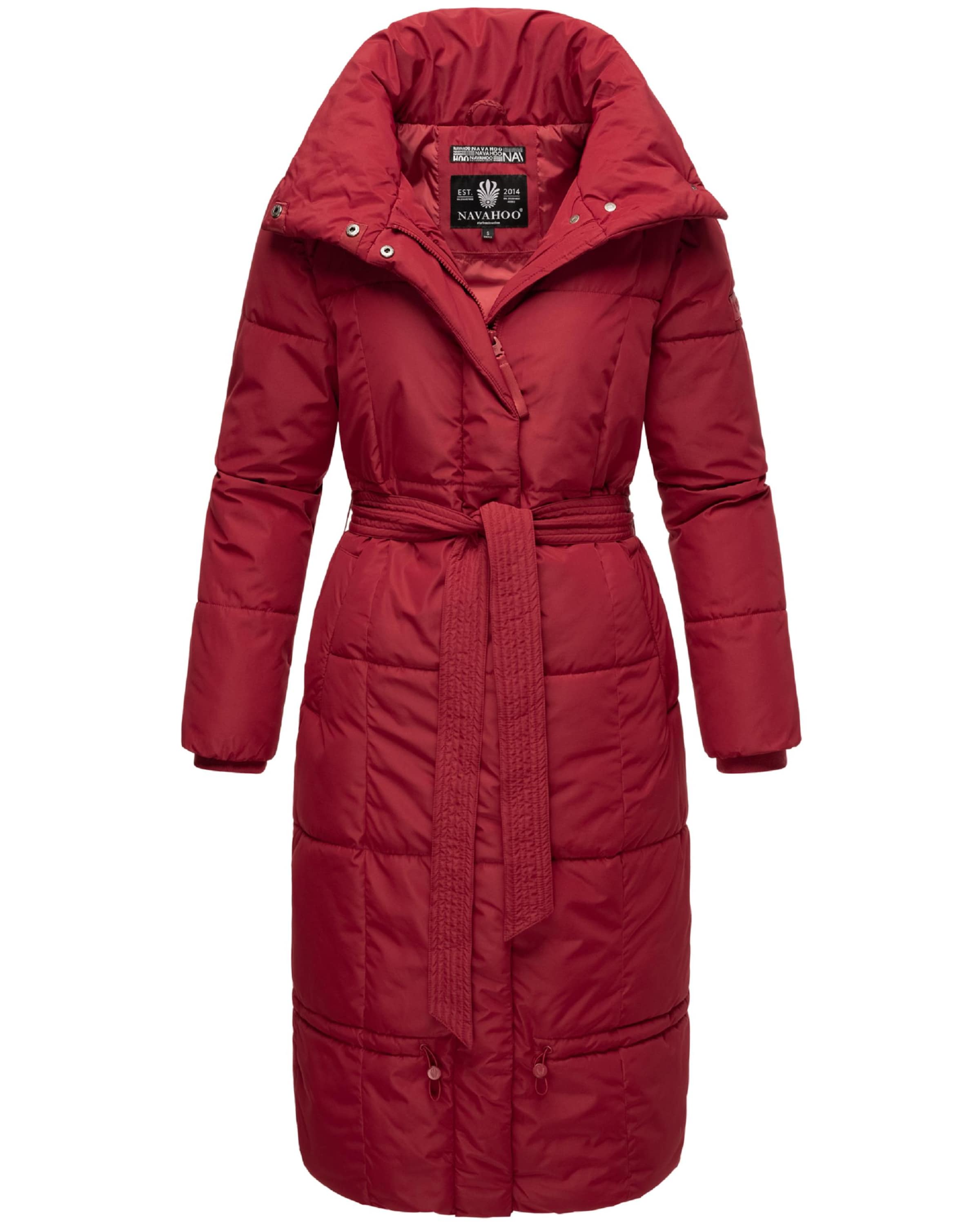 NAVAHOOZimski kaput 'Mirenaa' - crvena boja: prednji dio