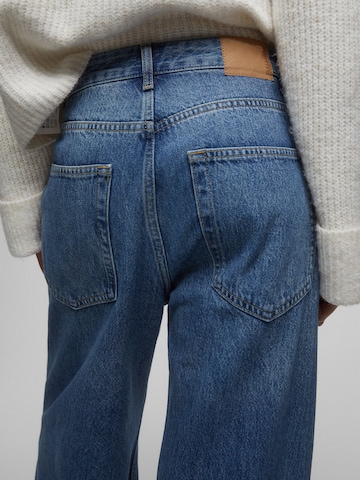 Wide Leg Jean Pull&Bear en bleu