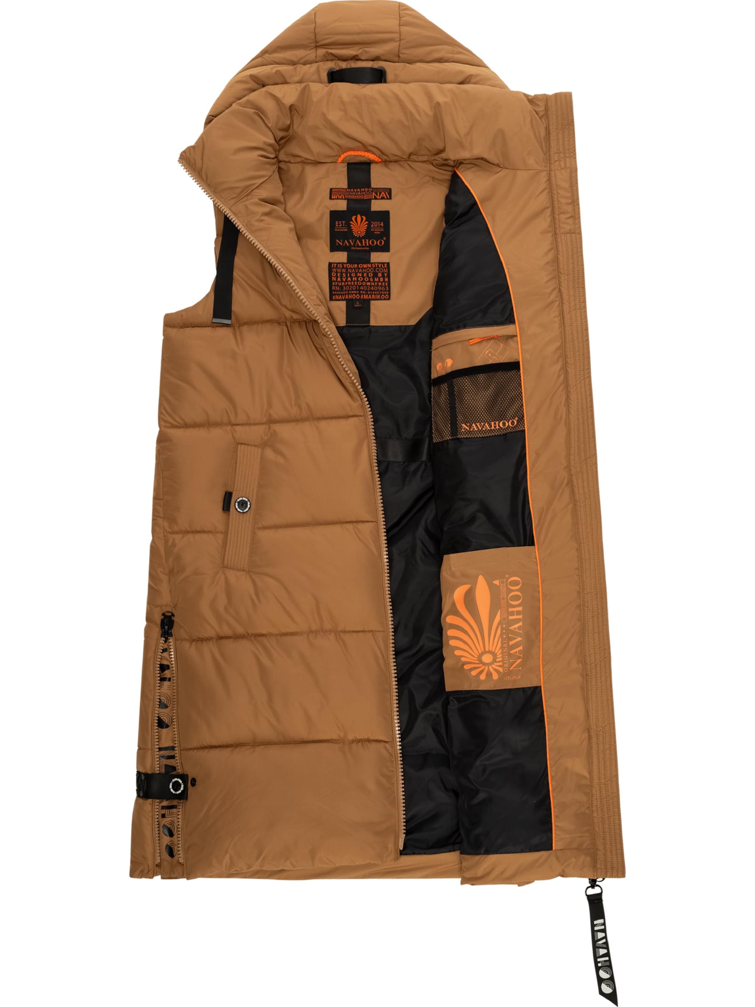 Gilet NAVAHOO en marron