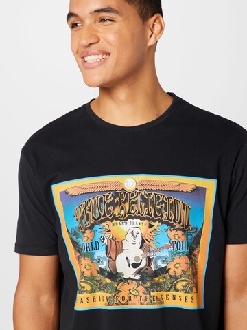 True Religion T-Shirt 'ETHNIC' in Schwarz