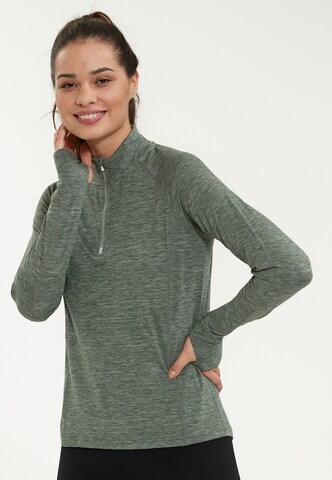 ENDURANCE Functioneel shirt 'CANNA V2' in Groen: voorkant