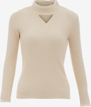 caspio Sweater in Beige: front